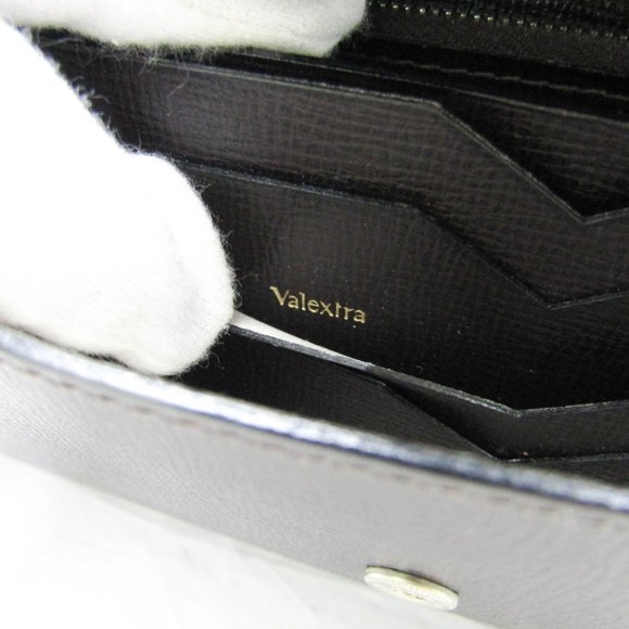 Valextra Punch Long Wallet With Coin Purse/3 Cards V9U14 Women,Men  Calfskin ... - Picture 12 of 14